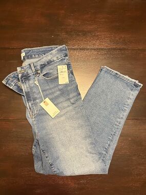 Good American one size 14-18 Good Leg Straight Mid Rise Straight Fit Jeans
